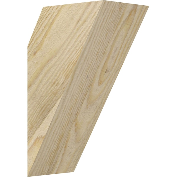 Ekena Millwork 4"W x 6"D x 10"H Traditional Rough Sawn Knee Brace, Douglas Fir BRC04X06X10TRA00RDF - main